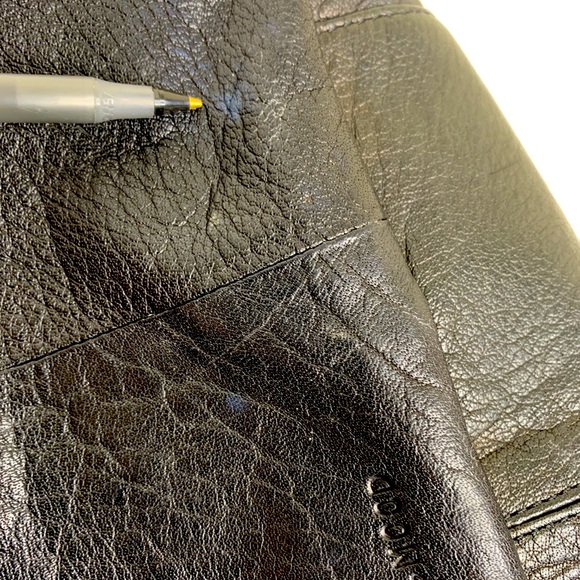 Day and Mood Isa Hobo Purse Black Leather Shoulder Strap Anthropologie - Picture 10 of 12